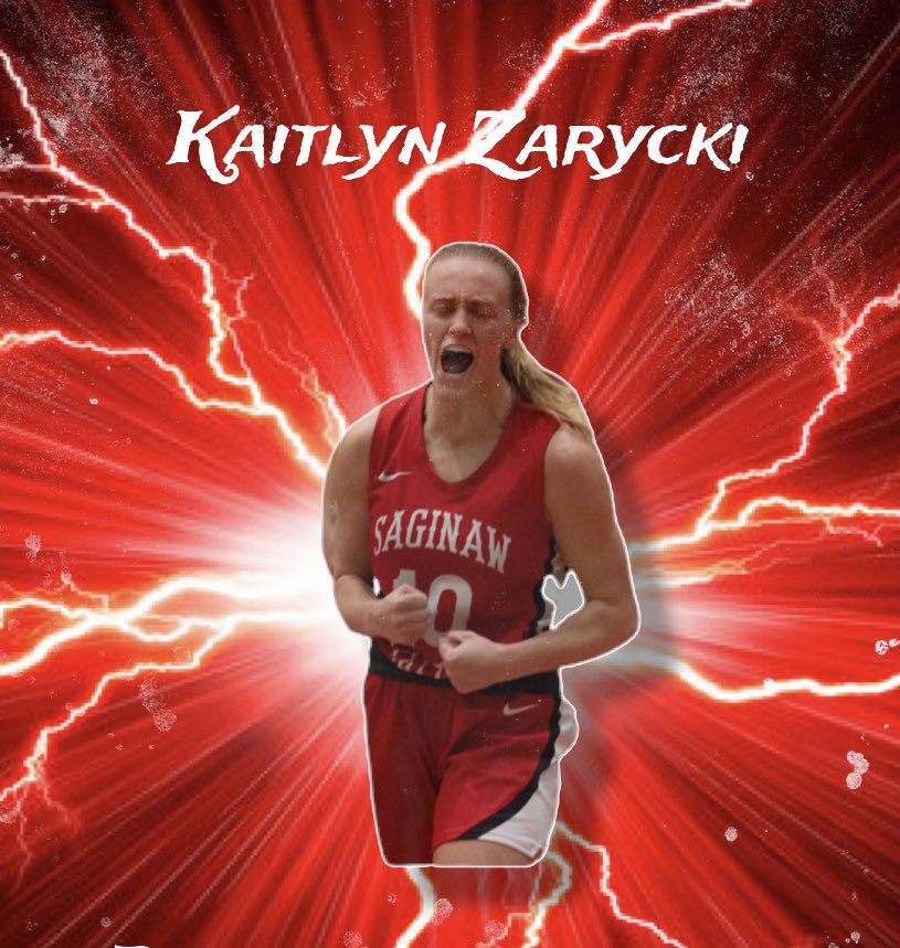 CoachPruettSVSU's tweet photo. ⭐️senior spotlight⭐️ 
Kaitlyn “Z” Zarycki @k_zarycki Z is ABOUT winning.Z is ABOUT hard work.Z is ABOUT her teammates. U will not meet any1 who works as hard as this kid in mastering the 🏀 court. She is humble, intentional, and, oh yeah, she’s insane at 🏀. Love the person UR, Z https://t.co/8GTwmSUy8y