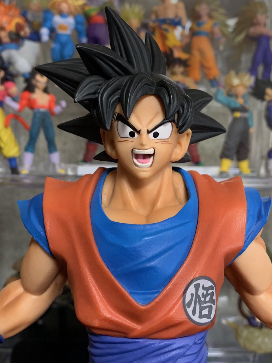 サイヤ人、ここに極まれりの黒髪悟空さん☺️身体はマスタライズのSS3