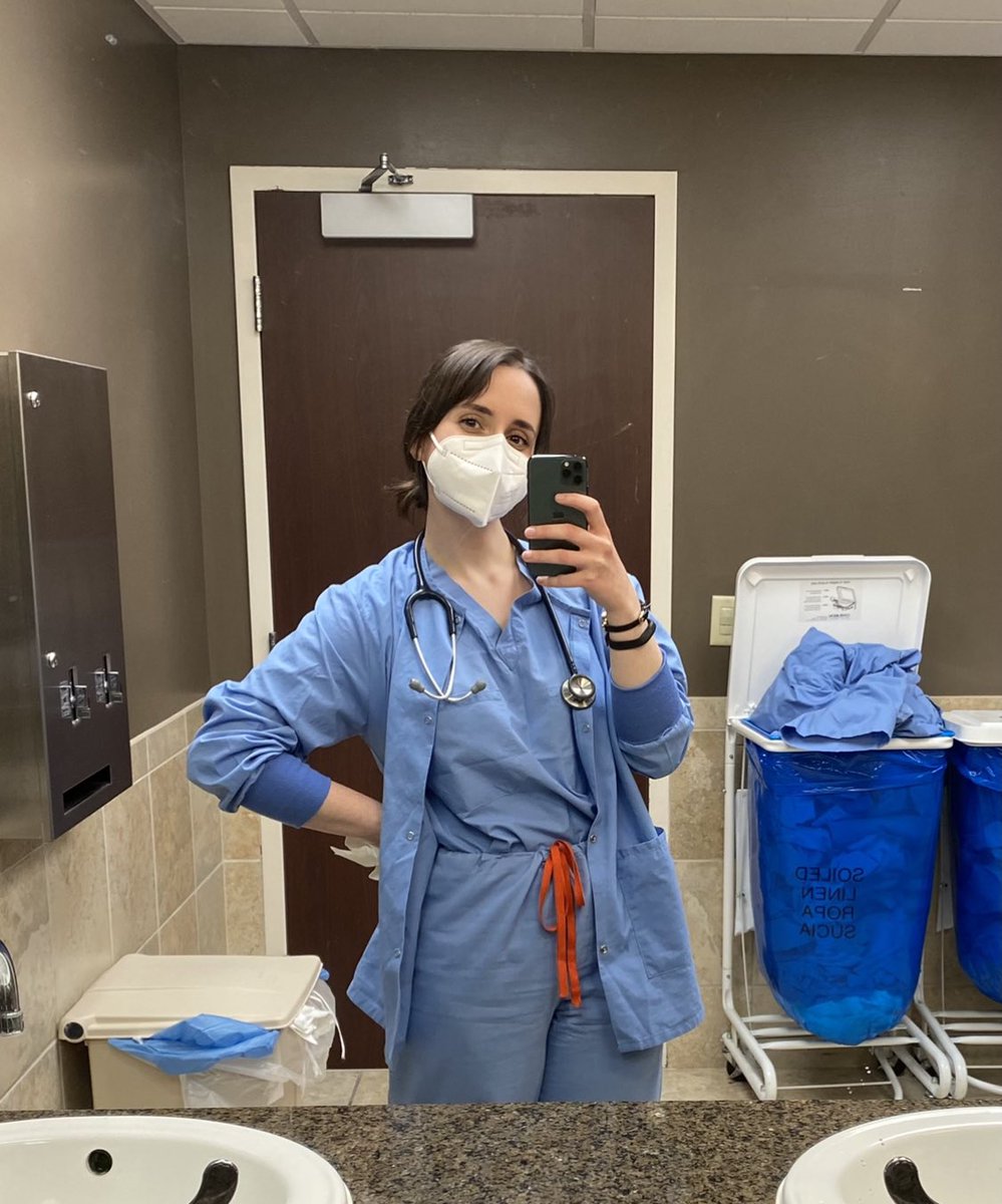 gettpants's tweet photo. First pic: 2018, doing first ride along for EMT class 
Second pic: 2022, doing rotation in the cath lab for paramedic class 

Happy EMS week! https://t.co/7UzXzvYC2r