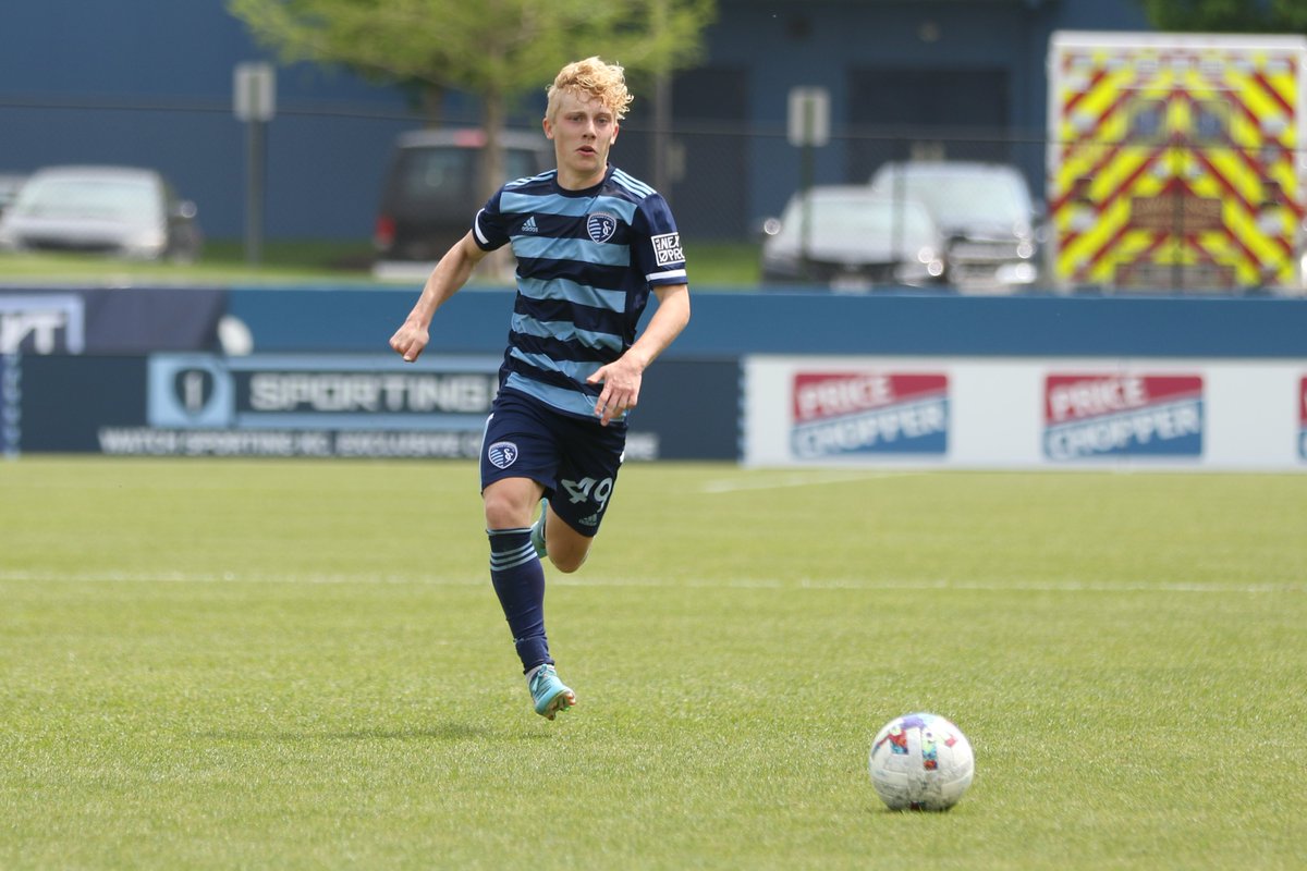SportingKCII's tweet photo. Set to make his first @MLSNEXTPRO start is @SKCAcademy product, Coby Jones.

Jones signed with SKC II in the offseason after making nine appearances in the USL Championship last season where he scored once. 

#PORvSKC // #OneSportingWay https://t.co/EnLxNEUbXX