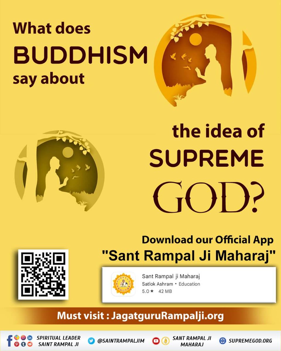 Bharat__Dass's tweet photo. Buddhism Is Against God’s Constitution Spiritual Teacher is mandatory on the path of salvation:- Without taking Naam Initiation from spiritual teacher/ Tatvdarshi Saint, salvation can never be attained.
#RealKnowledgeOfBuddhism https://t.co/TDrwmJcR1t