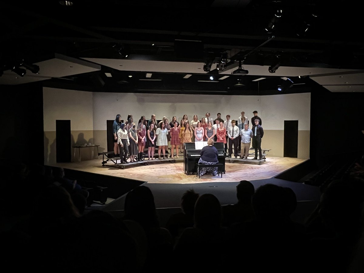 hilbertschools's tweet photo. As we wind down the school year, we start to talk about the “lasts”.  Tonight was the last choir concert!  Great job Mrs.  Seidl and the HS choir students. https://t.co/OVPOkhkn96
