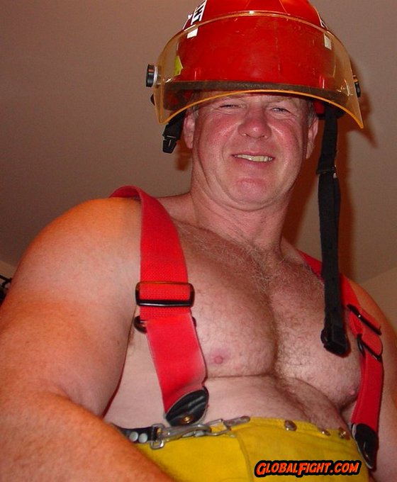 1 pic. Musclebear Fireman VIEW HIS DAILY NUDE POSTS of himself on his page at https://t.co/uDvNgxouOP