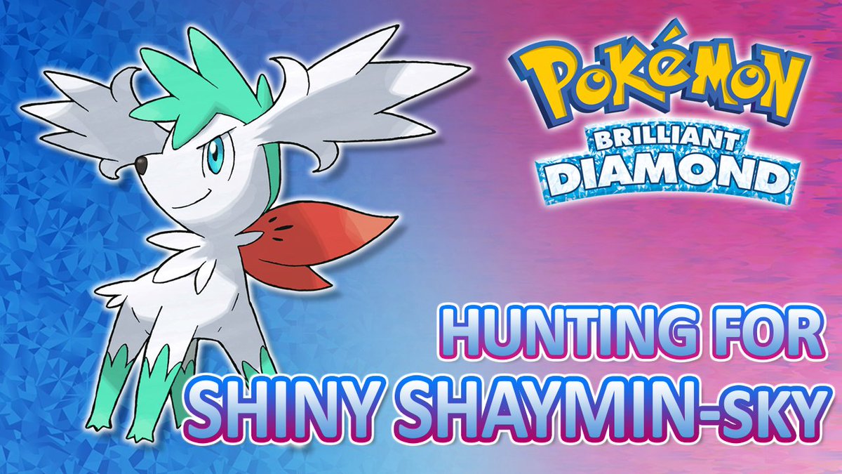 SHINY SHAYMIN in Pokemon Brilliant Diamond! (+ Sky forme