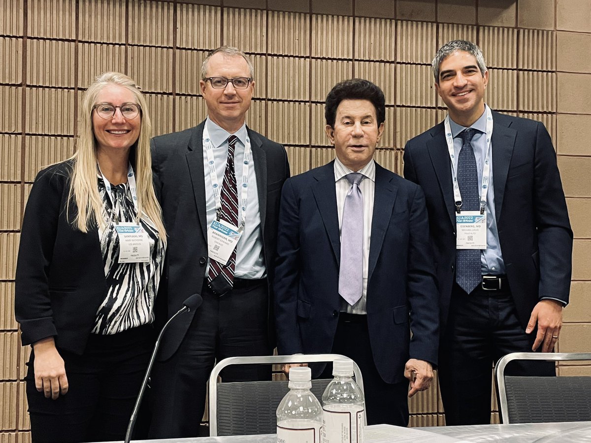 Such an honor to share the podium with this esteemed panel at the @DrLipshultzTips Update in Male Infertility course at the @AmerUrological annual meeting. #maleinfertility @SSMR_malefactor @SWIUorg #AUA2022