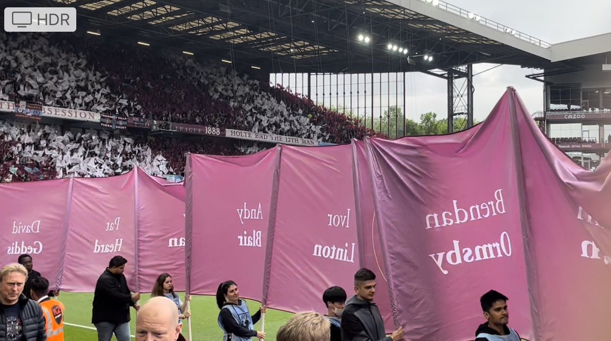abdcrawford's tweet photo. @TheVillaHome Couldn’t see anything in Doug Ellis - whole event was behind this banner. Thanks @AVFCOfficial Genius 🤣🤣 https://t.co/RH2xkknaU6