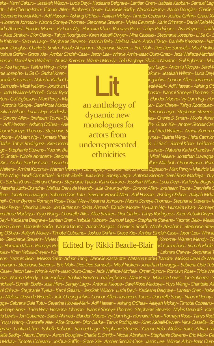 KNatashaChandra's tweet photo. PUBLISHED ! What a great launch by @WeRTeamAngelica hosted by the dynamic powerhouse @RikkiBB at @bushtheatre tonight ! Surrounded by a room full of brilliance and love. Great to hear some of the pieces performed ❤️💛 Buy this book - it’s full of brilliant monologues ! 📖 https://t.co/4hZIyN14dm