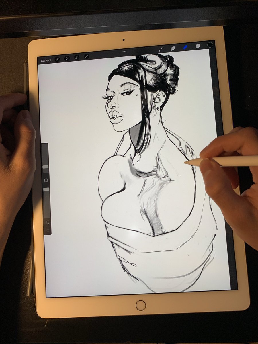 ronandezart's tweet photo. @theestallion #art #megantheestallion #Procreate #fanart https://t.co/79A2dLW1dL