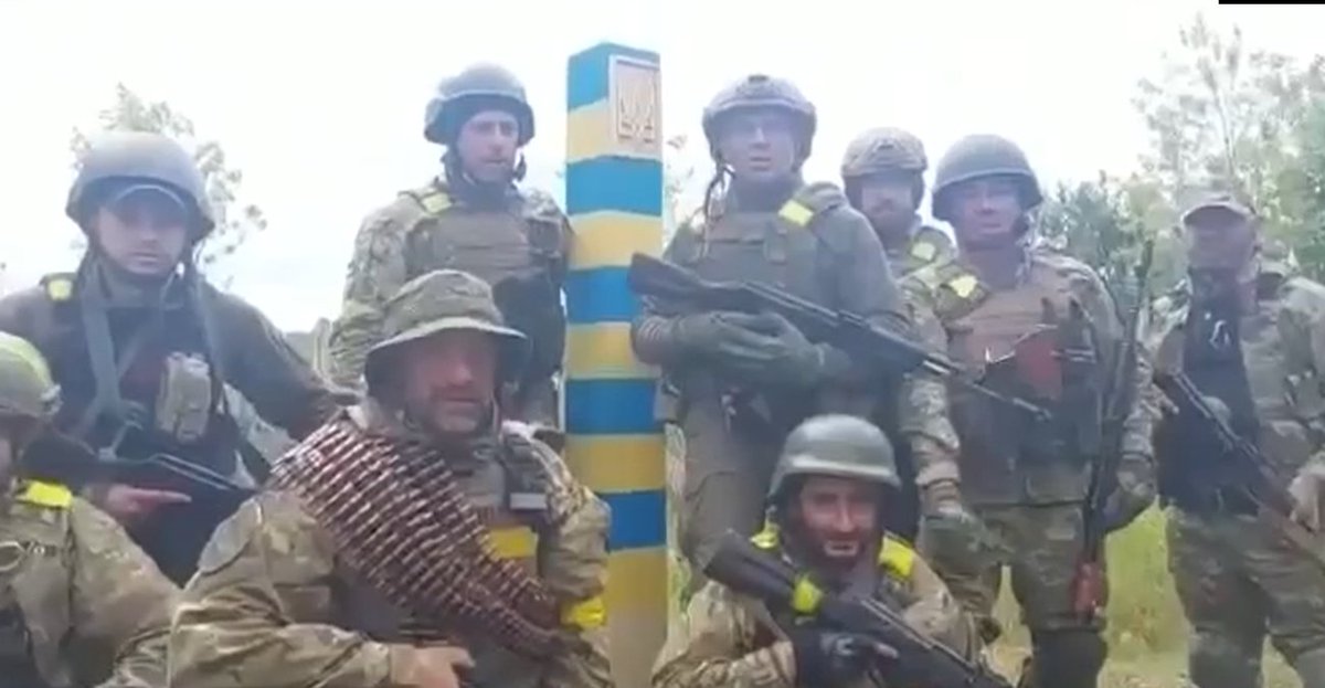 24tvua's tweet photo. Пане президенте, ми дійшли, – один із батальйонів тероборони ЗСУ витіснив росіян за кордон

https://t.co/0fzAW20Wq0 https://t.co/Is24jPfoyN