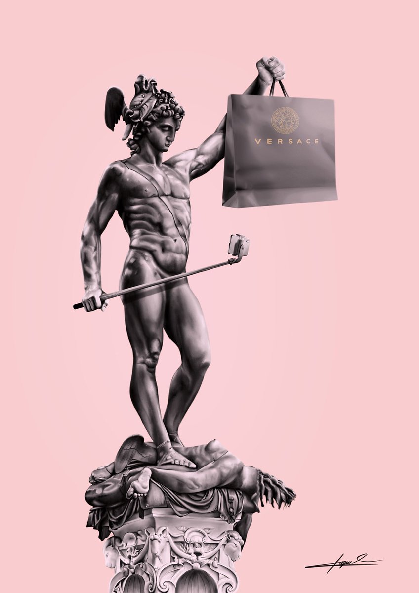 Ivan_Kapusta1's tweet photo. In the past men fought with the swords for their honor, today men fight with the cellphone for the likes. #art https://t.co/NGwchR538R
