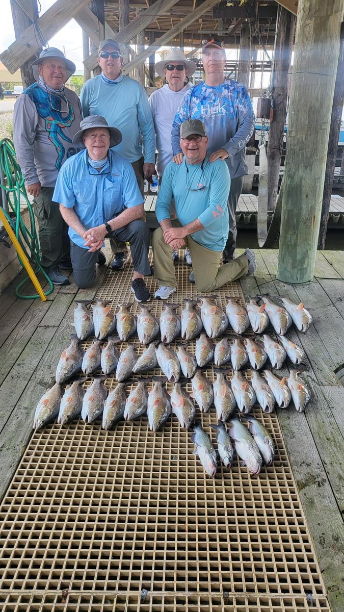 dufrenesguide's tweet photo. Customers from Starkville MS had 2 really good days in the #Delacroix marsh this weekend. #DufrenesGuideService #MinnKota 
#Humminbird 
#Talon 
#Raptor
#Solix 
#OPTIMAbattery
#Breakline
#BomberLures #PennFishing #BerkleyFishing
#Seatow
@MinnKota
@Humminbird
#MajekBoats https://t.co/ZfeYzjeqQX