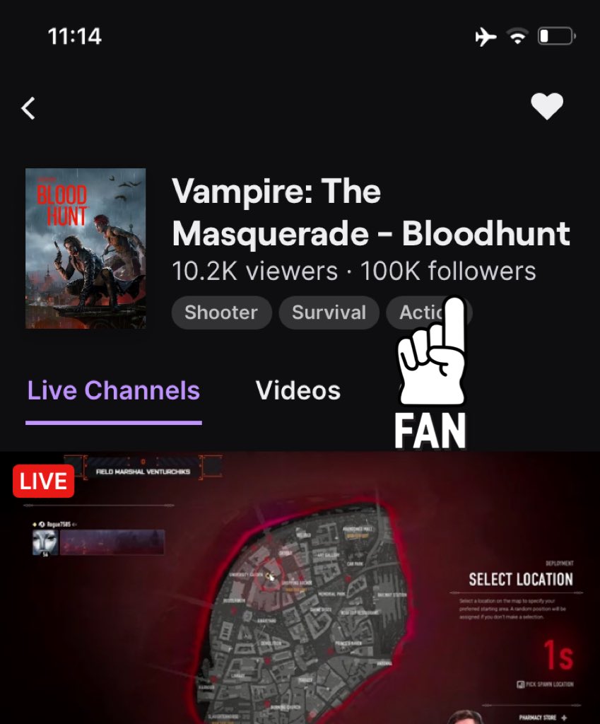 WE JUST HIT 100K FOLLOWERS 🥳#bloodhunt