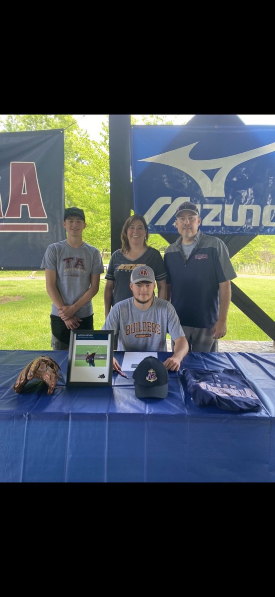 Proud to announce my commitment to The Apprentice School to further my athletic and academic career. Thank you to my family, coaches, teammates, and friends that have helped me along the way! <a href="/CoachScarola/">Coach Chris Scarola</a> <a href="/GoBuilderSports/">Apprentice Athletics</a> @TeamVA_Henry <a href="/Millbrookbsbl/">MillbrookPioneers</a>