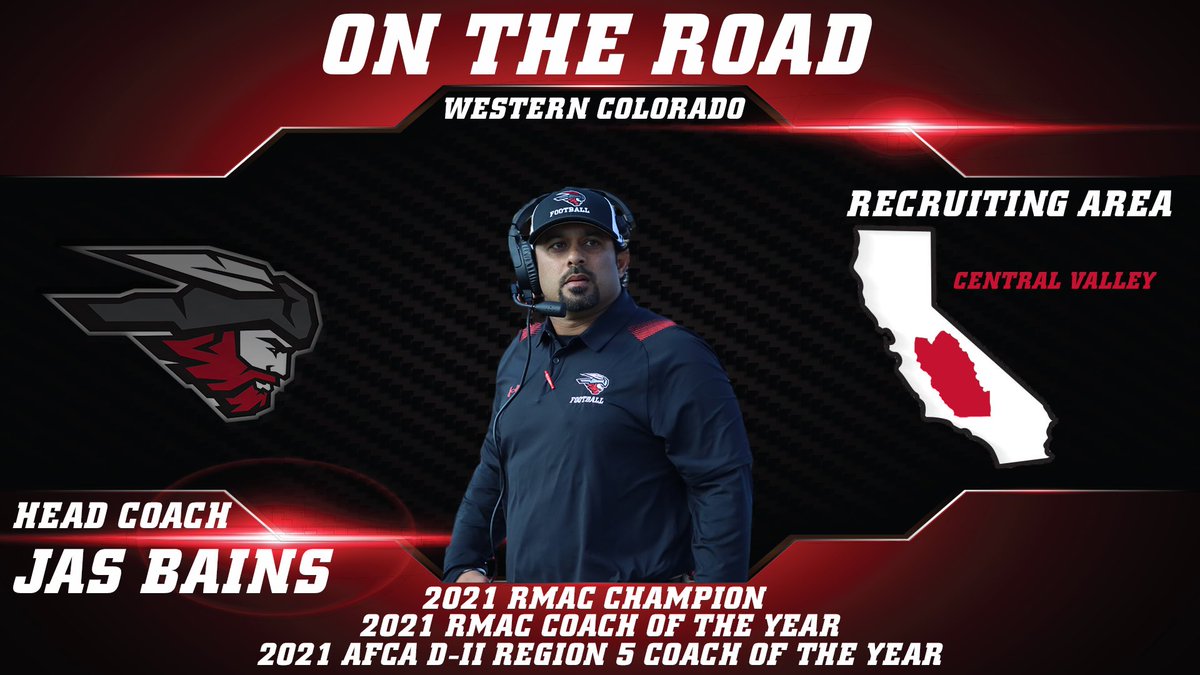MountaineerFB's tweet photo. Head Football Coach @Jas_Bains_12 is making his way to the Central Valley this week! Has been recruiting CA for 17 years! Give him a follow &amp; contact him today! #MountUp #ThinAirCrew https://t.co/heuOUWWuyA