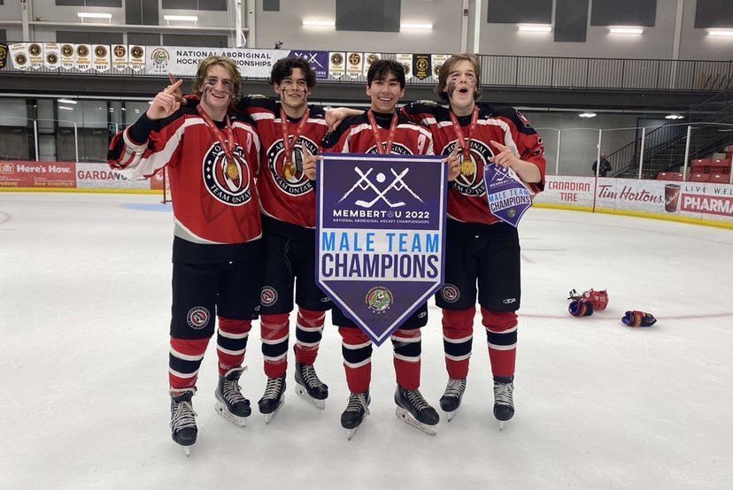 OJHLDukes's tweet photo. Congratulations to Dukes defenseman Creo Solomon (@Creo4S ) and Team Ontario on winning the gold medal today at the National Aboriginal Hockey Championships! https://t.co/tqLIq0q1Ig