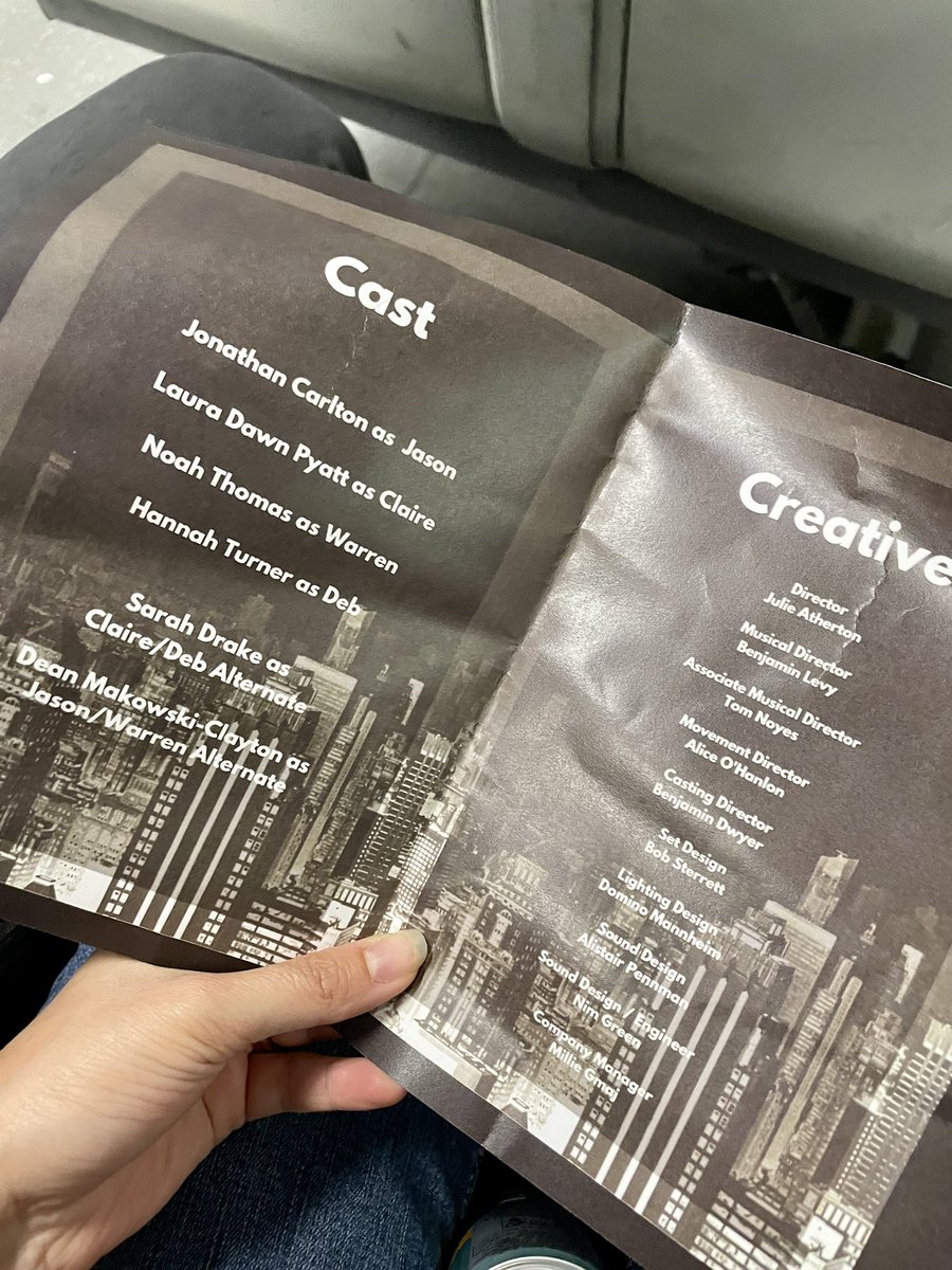 So <a href="/OrdinaryDays22/">Ordinary Days Musical</a> was just stunning ❤️ I laughed and cried throughout 😭Such a well thought out and beautifully executed production. Huge congrats to all involved and so so proud of my husband Bob Sterrett and <a href="/Julie_Atherton/">julie atherton</a> 🤩🙌🏼🥰