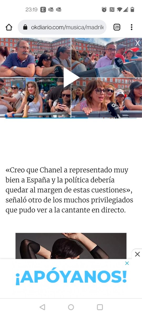 CMNB19's tweet photo. Yo también creo que HA representado muy bien a España. https://t.co/V7TWgOvX83