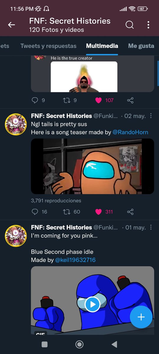 MateoUdark's tweet photo. I made a reinvention and put the soundtrack in the background 
Twitter secret story mod officer 
@FunkinMashed 
song made by @RandoHorn
#FNFSecrets #fridaynightfunkinfanart 
#fridaynightfunkin https://t.co/304SwWFWss