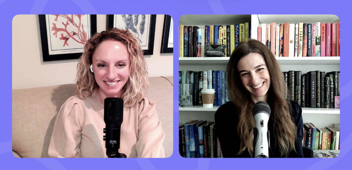 What is causing those big smiles you ask? Taping our recap of episodes 1&amp;2 of #ConversationswithFriends of course! Listen to our recap here: player.captivate.fm/episode/fa30c7…