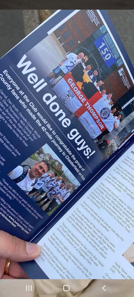 We made the <a href="/StockportCounty/">Stockport County</a> program #getin #famous