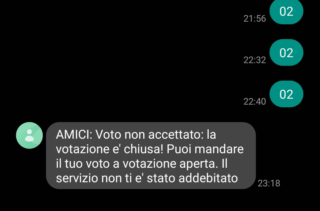 Giadame1's tweet photo. #Amici21 io: voto Alex a televoto APERTO.
La redazione: https://t.co/g94GaKTOEQ