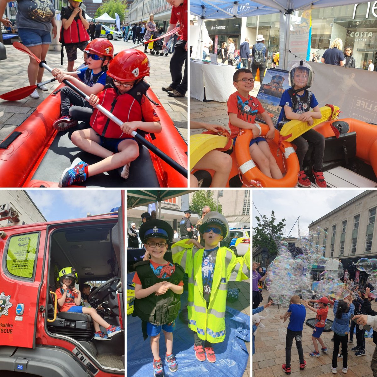gembo236's tweet photo. HW & AR having loads of fun on the Moor in town today for #999funday #NESM #RNLI @IntakeSchool #Y2T they learned about water safety and #floattolive ๐๐๐๐๐ค๐ https://t.co/cLjL6qfBQv