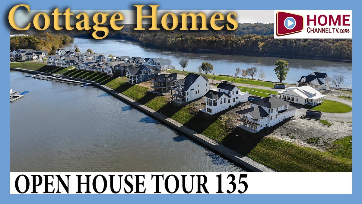 HomeChannelTV's tweet photo. Open House Vlog 135 - Cottage Homes at Heritage Harbor.
--VIDEO --> https://t.co/hzmDB3lN1Y .
.
.
#vacationhome #vacationhouse #summerhome #summerhouse #weekendhome #weekendhouse #weekendcottage #waterfronthome #cabin #summercabin #cottage #summercottage #cottagehome https://t.co/L7M0G4O4Ke