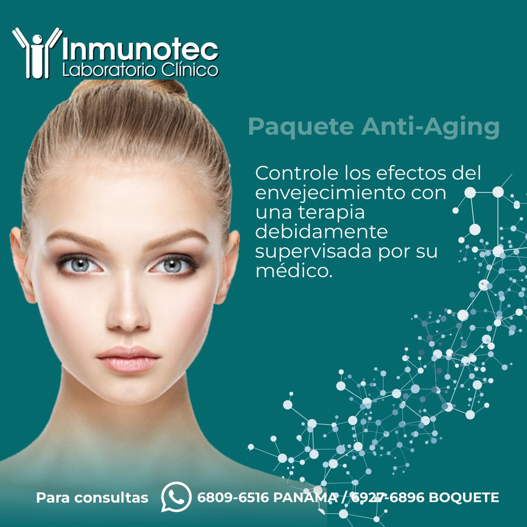 INMUNOTEC2's tweet photo. Anti aging. #salud #spa #rejuvenecimiento #laboratorio https://t.co/NAv3tQ5Jd3