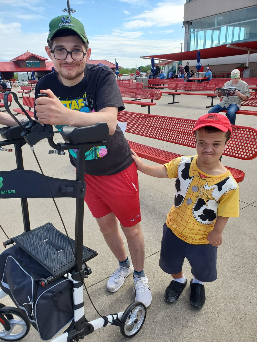 prmracing's tweet photo. Look who's here! Patrick Canchari, brother of @ACanchariJockey and @woody_tshirt Dylan! https://t.co/6ccvuQD1ri