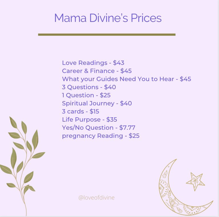 LoveOfDivine's tweet photo. Updated Prices 🤍 https://t.co/CKovVnxDFg