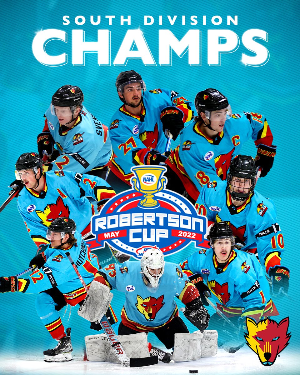 NMIceWolves's tweet photo. Your south division champs will see you in Minnesota! 🐺🔥 #HowlAsOne https://t.co/TRNUs8W492