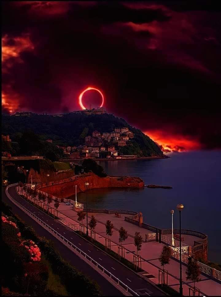 Sari_Friends1's tweet photo. ❁ GOOD NIGHT 🔴⚪🔴

Solar eclipse in Portugal  🇵🇹
#naturelovers #nature #NatureBeauty https://t.co/GWlVbkRbRt