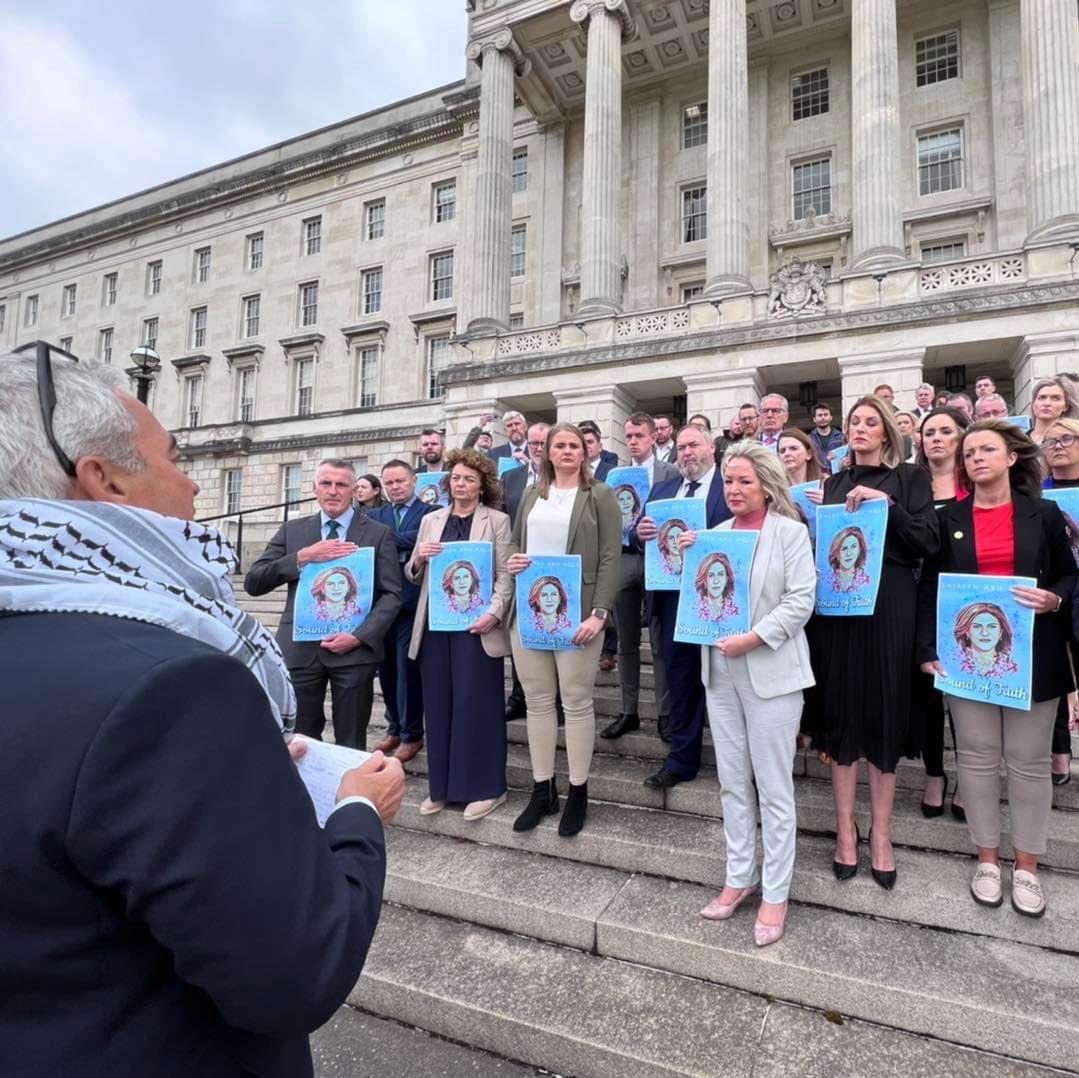 RamAbdu's tweet photo. Ireland 🇮🇪
Thank you @PatSheehanMLA #Shereen_Abu_Aqleh https://t.co/g3qUD23dVH