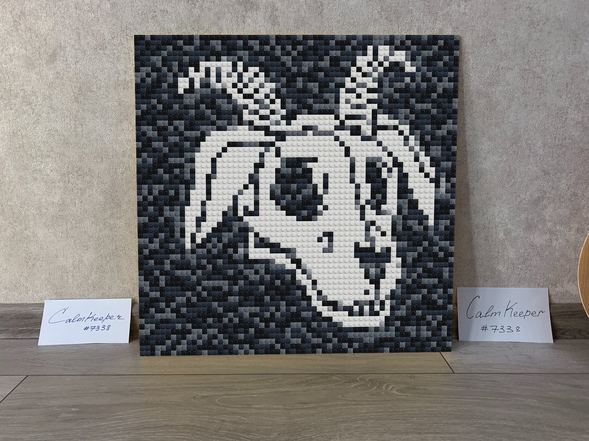 Calmkeeper7338's tweet photo. My pixel lego art to so cool project @GreatGoatsNFT .Hope u see and react mates) @nottysol @cloudz @Idrzy_ @jezzworker  @xCodeRed5 https://t.co/NQUJRbK6VA