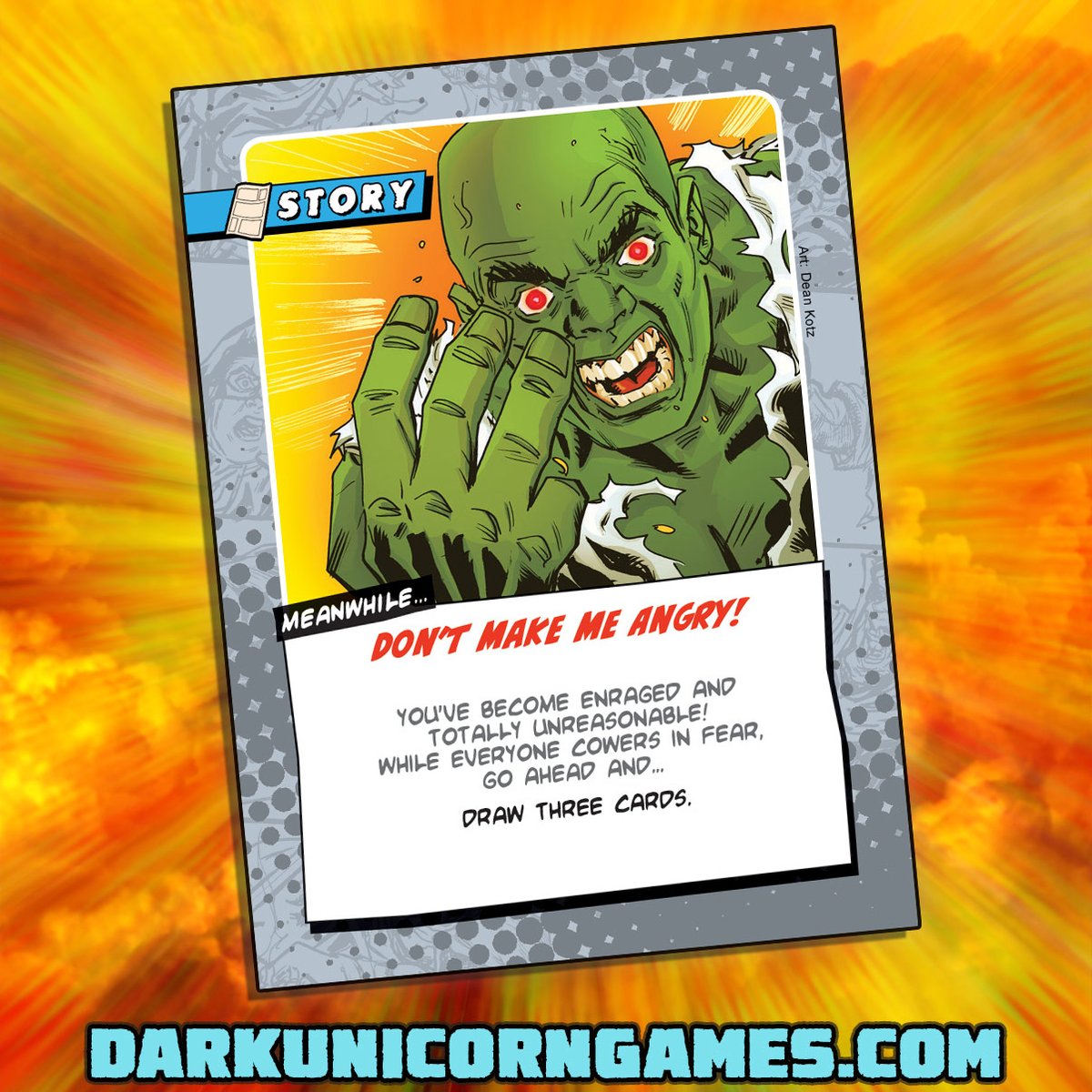 darkunigames's tweet photo. In Super Powered Smash Masters, why do kids get so much joy from making their parents cower in fear?  

#cardgames #boardgames #tabletopgames #boardgamegeek #familygames #superheroes #comicbooks #comics https://t.co/77GgRaEkpz