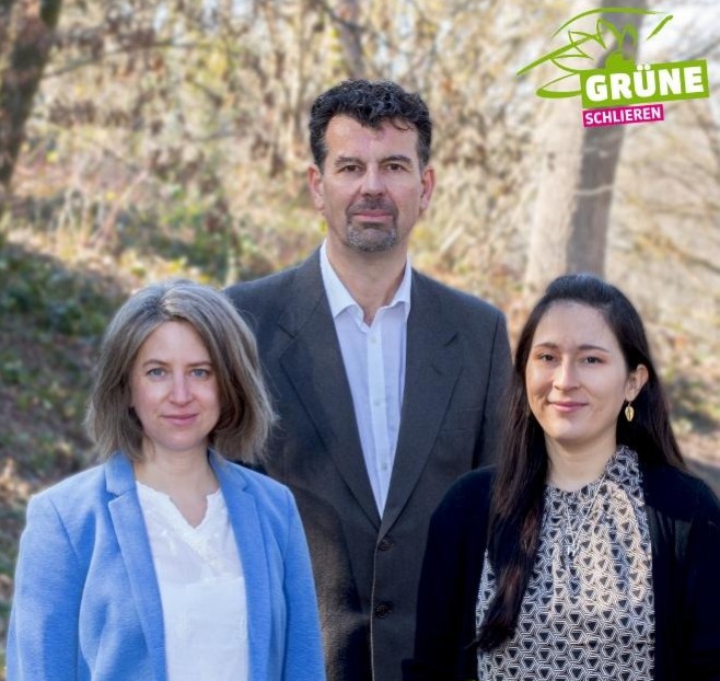 Herzliche Gratulation zur Wahl!
Livia Knüsel 
Pietro Wallnöfer
Deborah Beeler
<a href="/GrueneSchlieren/">GRÜNE Schlieren</a>