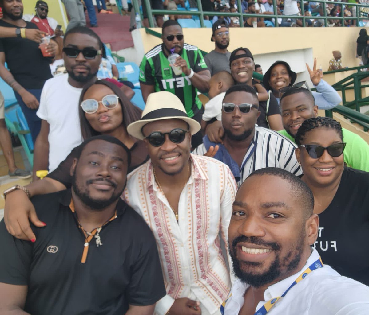 Shout out to PBN folks who came through to <a href="/SportingLagos/">Sporting Lagos</a> game today! 🙌🏾❤️