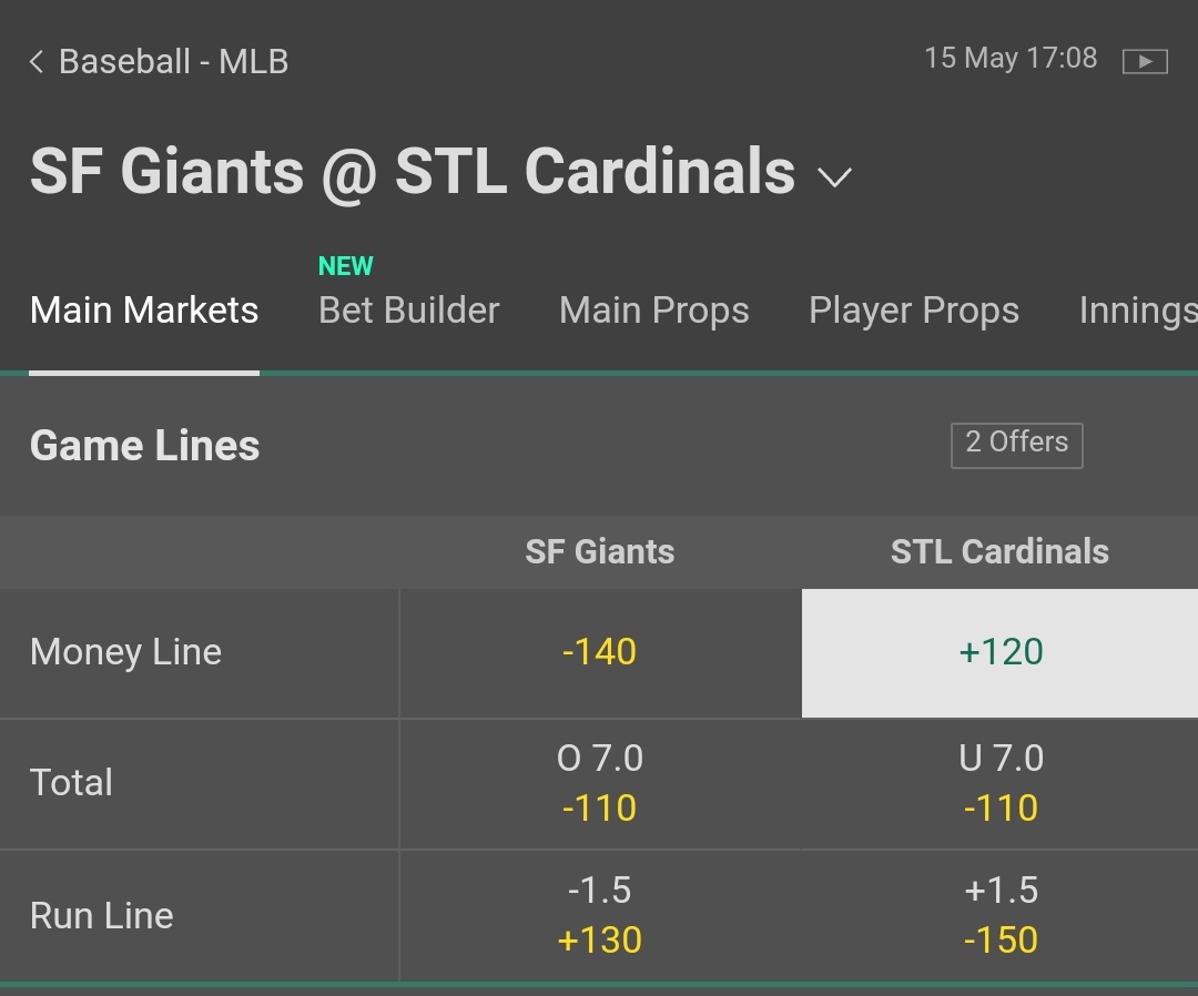 BASADOPICKS's tweet photo. Cardinals ML (+130) 1.5u ⭐

Good luck!!

#GamblingTwitter #FreePick #MLB https://t.co/L7hZD9bUEp