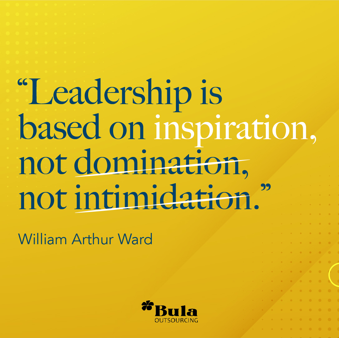 BulaOutsourcing's tweet photo. Here at Bula Outsourcing, we encourage our staff to be the leaders they aspire to follow.  

#bulaspirit 
#bulamondaymantra 
#bulaoutsourcing https://t.co/3LCs3Pyiqt