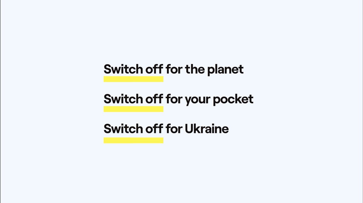 SwitchOffChange's tweet photo. This Thursday and every Thursday 8pm switch off for one hour #switchoffforchange @GreenpeaceUK @Greenpeace @JustStop_Oil @ExtinctionR @GretaThunberg https://t.co/BPDPbkM6k6