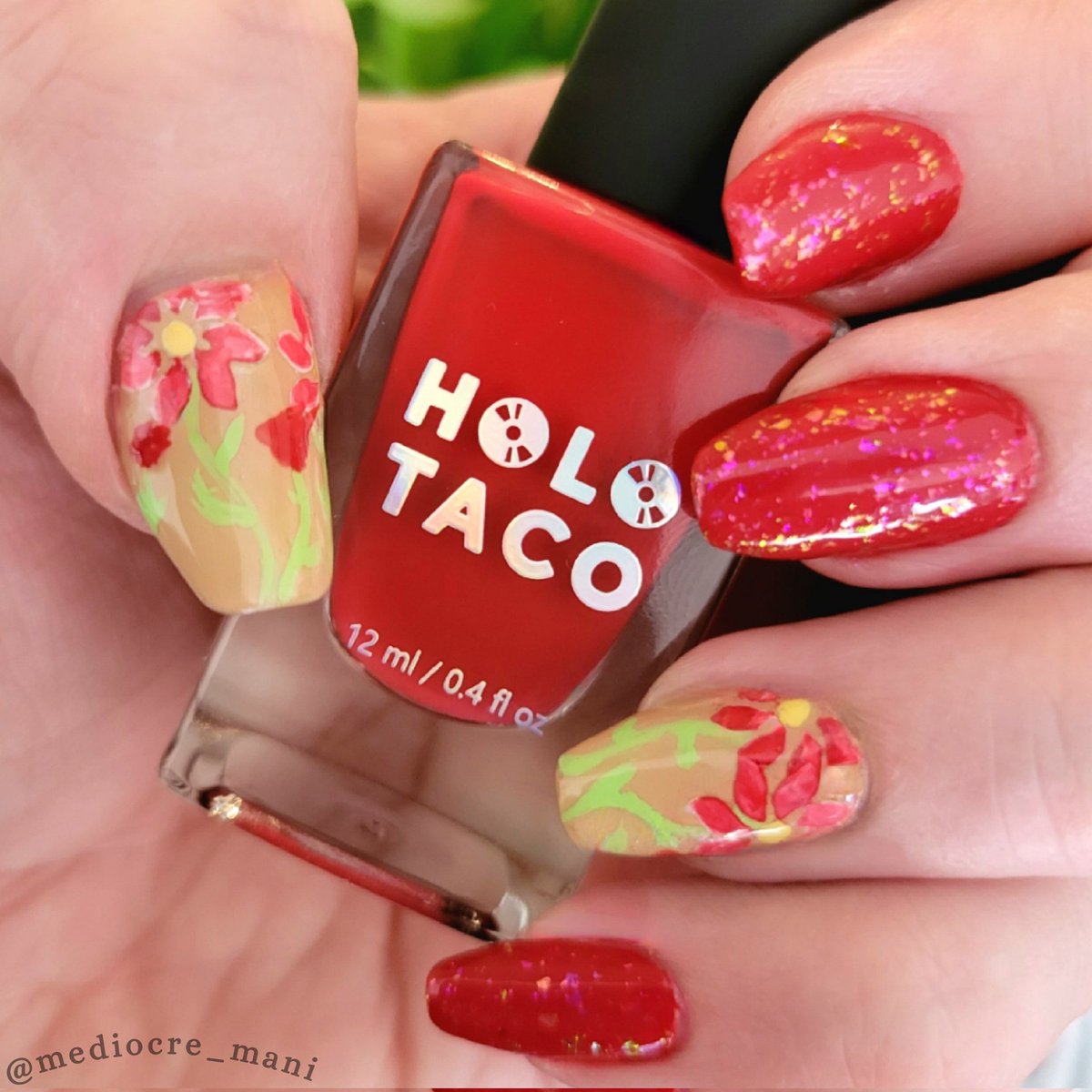 ARCNAILS's tweet photo. Wasn't as active on @nailogical's #paintwithsimply stream yesterday because I actually did some nail art! 💅
Featuring @holotaco's
#leftonred
#cosmicunicornskin
#seeyalllaterchai
#hereforthepayday
#bananahacks
#notmilkywhite https://t.co/at6V53FMSW