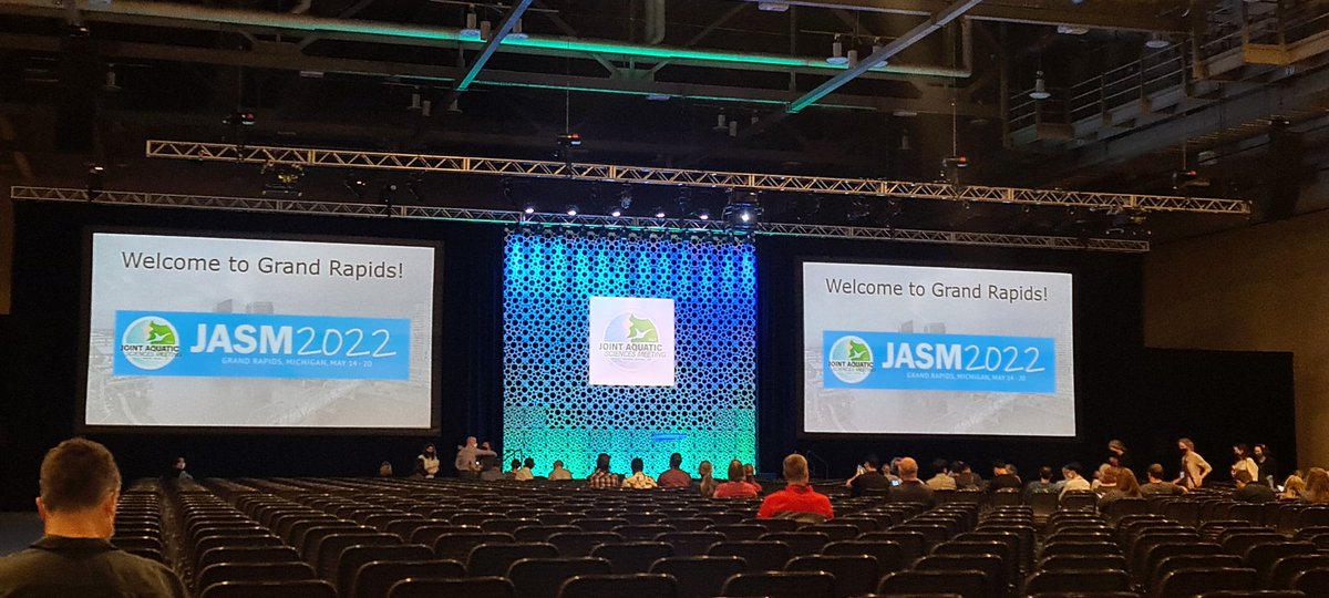 EcologyRachel's tweet photo. Celebrating aquatic sciences this week at #JASM2022 Let the learning commence! https://t.co/X6At5lYevm