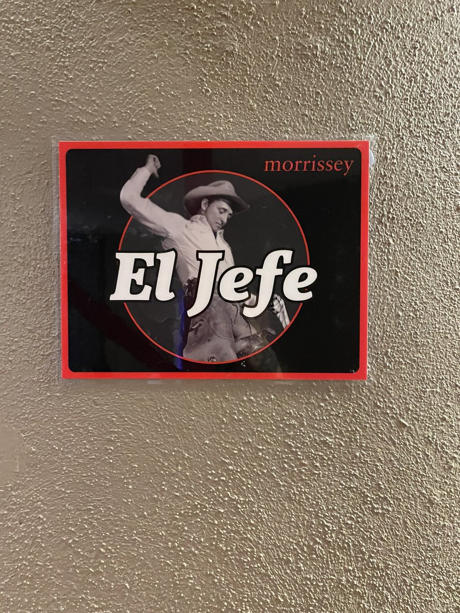 Juangaleano's tweet image. Un honor haber tenido la oportunidad de tocar estos shows con Morrissey esta última semana, gracias Jefe🖤