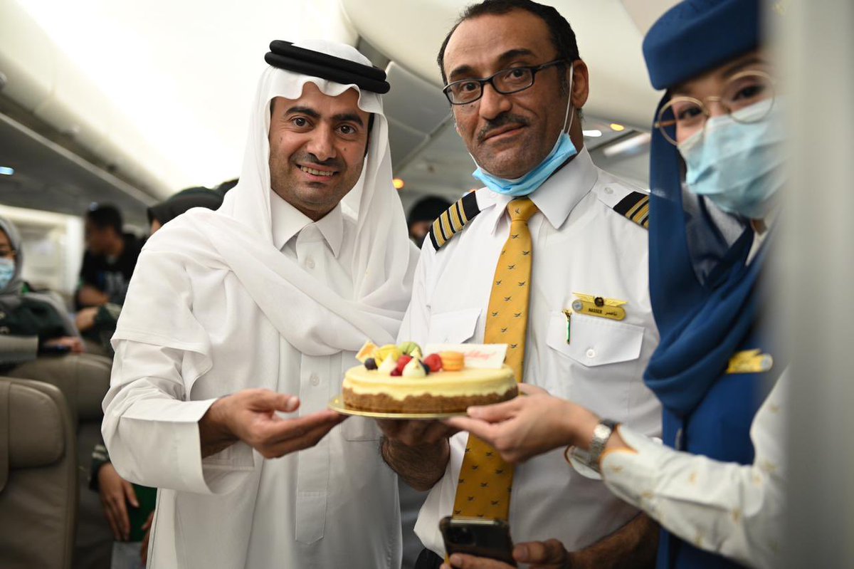 mawhiba's tweet photo. تتقدم #موهبة بخالص الشكر والتقدير لناقلنا الوطني #الخطوط_الجوية_السعودية @Saudi_Airlines والقائمين عليها؛ لجهودها الكبيرة الملموسة في سبيل نقل #المنتخب_السعودي_للعلوم_والهندسة 🇸🇦واستقبال الوفد المرافق لهم.

شكرا لكم شركاء النجاح
#شركاء_موهبة https://t.co/5TulwVVxJR