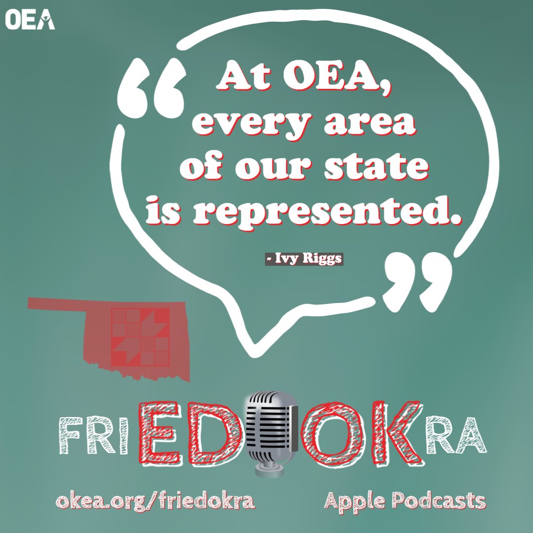 okea's tweet photo. We've hit our 100th episode on The Fried Okra Podcast!! We discuss returning to in-person Delegate Assembly and break down education bills/budget for the home stretch of legislative session with Ivy Riggs. #okaed

Listen on Apple Podcasts or https://t.co/GEy62ijMdP https://t.co/bLCUt394XJ