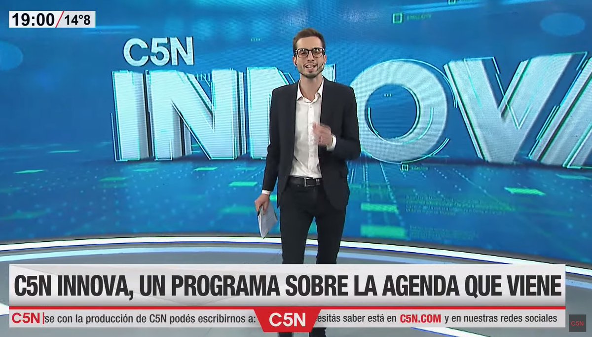 C5N's tweet photo. 🔺 EN VIVO I Seguí #C5NInnova, junto a @estipozzo y @dgannio.
📲 Hasta las 19:30 hs por @C5N y en https://t.co/9fxDe5JViU https://t.co/4BzoWK4PU6
