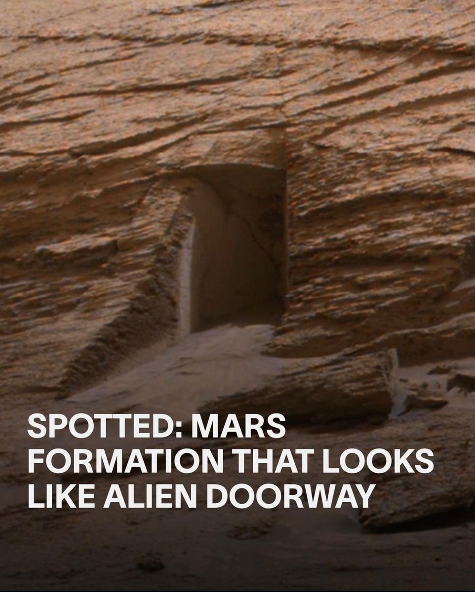 0bj3t0's tweet photo. A glimpse into the unknown 🕳 #Mars #marsdoor https://t.co/RpmwlCTIZn