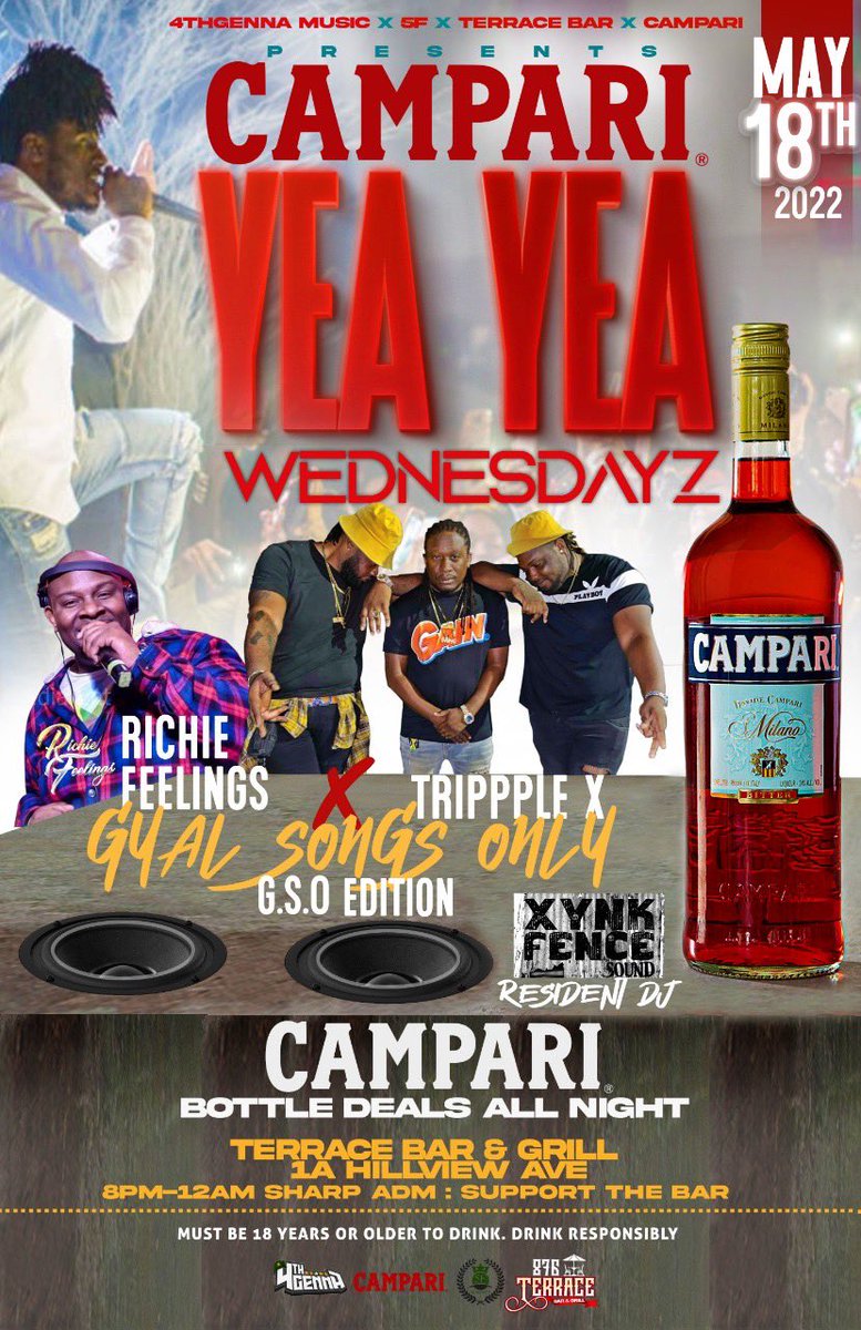 AIDONIA4THGENNA's tweet photo. Gyal Songs Only (G.S.O) Edition this Wednesday May 18th @yeayeawednesday #RichieFeelings #TripppleX #XynkFenceSound https://t.co/JwPOhnm2Kb