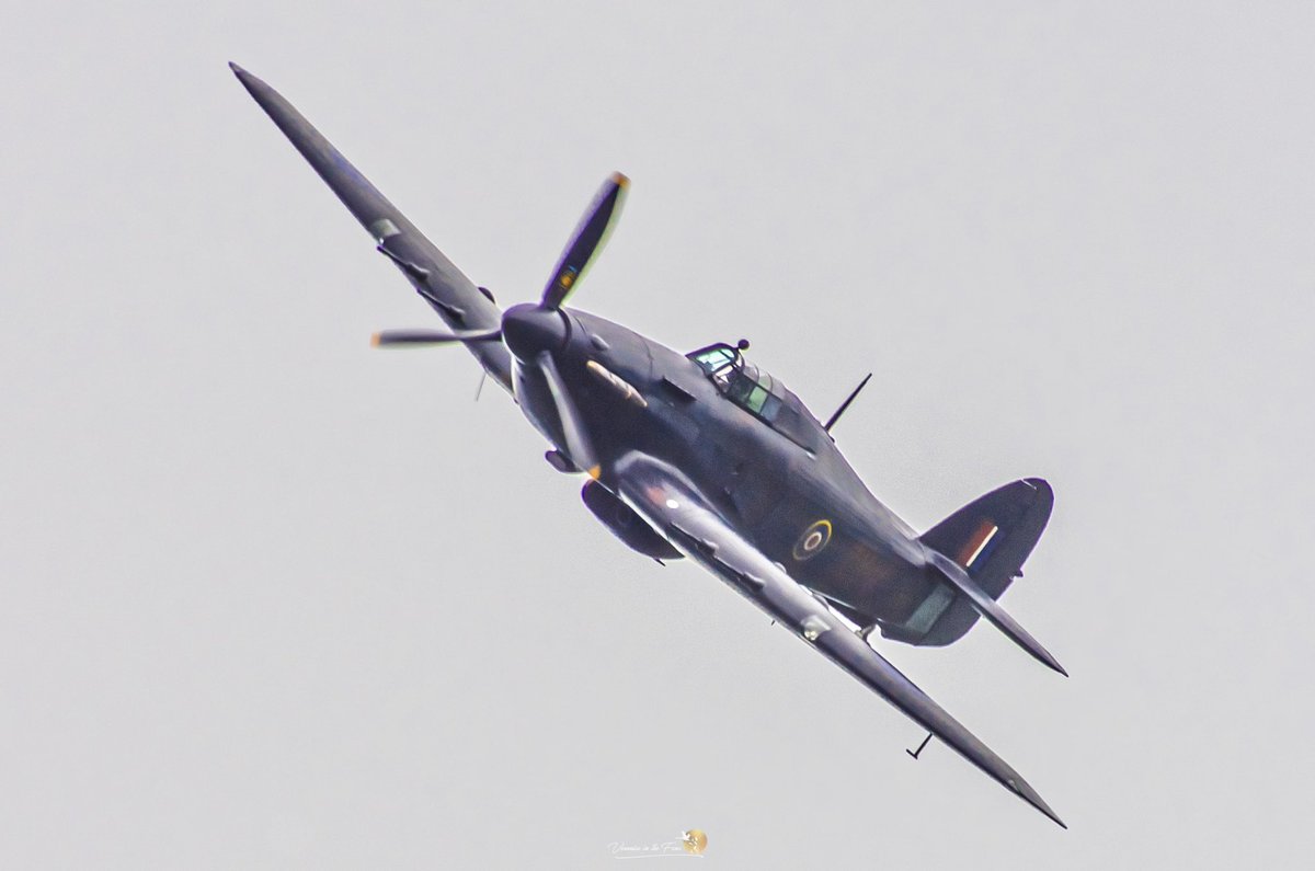 VeronicaJoPo's tweet photo. Something a bit different from me… A Hurricane flying over Stretham this afternoon in Cambridgeshire. #Hurricane #flypast #flyby #SpottedinEly #SundayFunday
#Planespotting #RAFplanes https://t.co/uxK9ribVdx