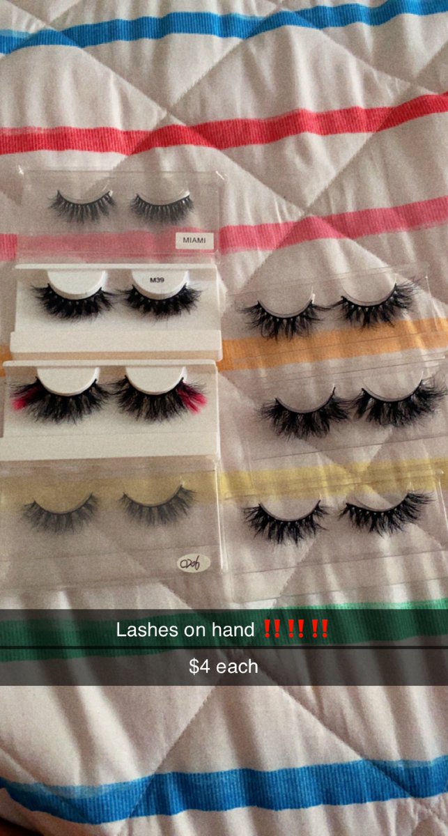 Lashes on hand $4 Each‼️
#myasu #montgomery